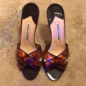 Manolo Blahnik Slides (mules) size 7 (37)